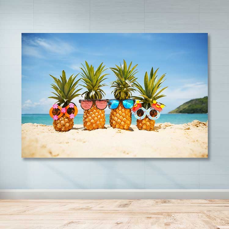 Quadro em Tela Decorativo Multicolor 100x140 cm – Tela 100% com Moldura de Madeira 3-4 cm (Ref. 205DNT1712)