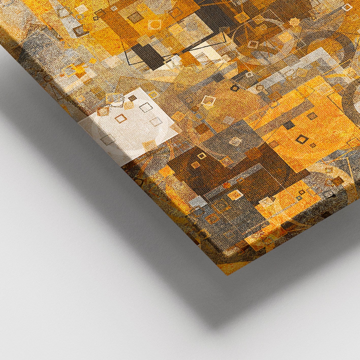 Tela Decorativa em Canvas Multicolor 100 x 140 cm com Moldura de Madeira (3–4 cm)