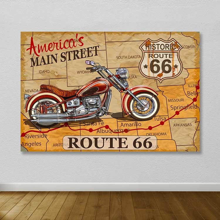 Tela Decorativa Multicolor 100x140 cm – 100% Canvas com Moldura em Madeira (3–4 cm)