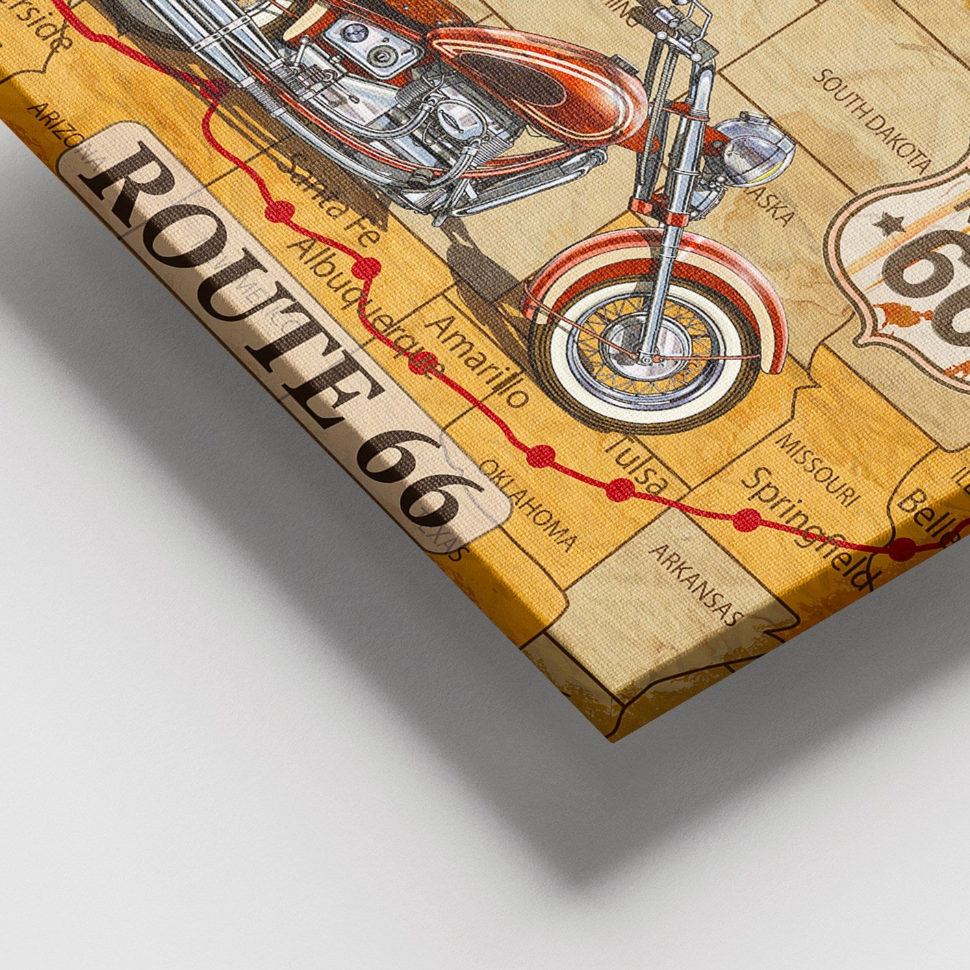 Tela Decorativa Multicolor 100x140 cm – 100% Canvas com Moldura em Madeira (3–4 cm)