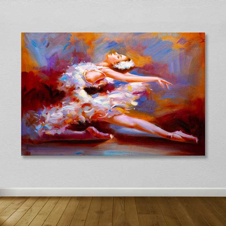 Quadro em Tela Canvas Decorativo Multicolor com Moldura de Madeira (3–4 cm) 100x140 cm