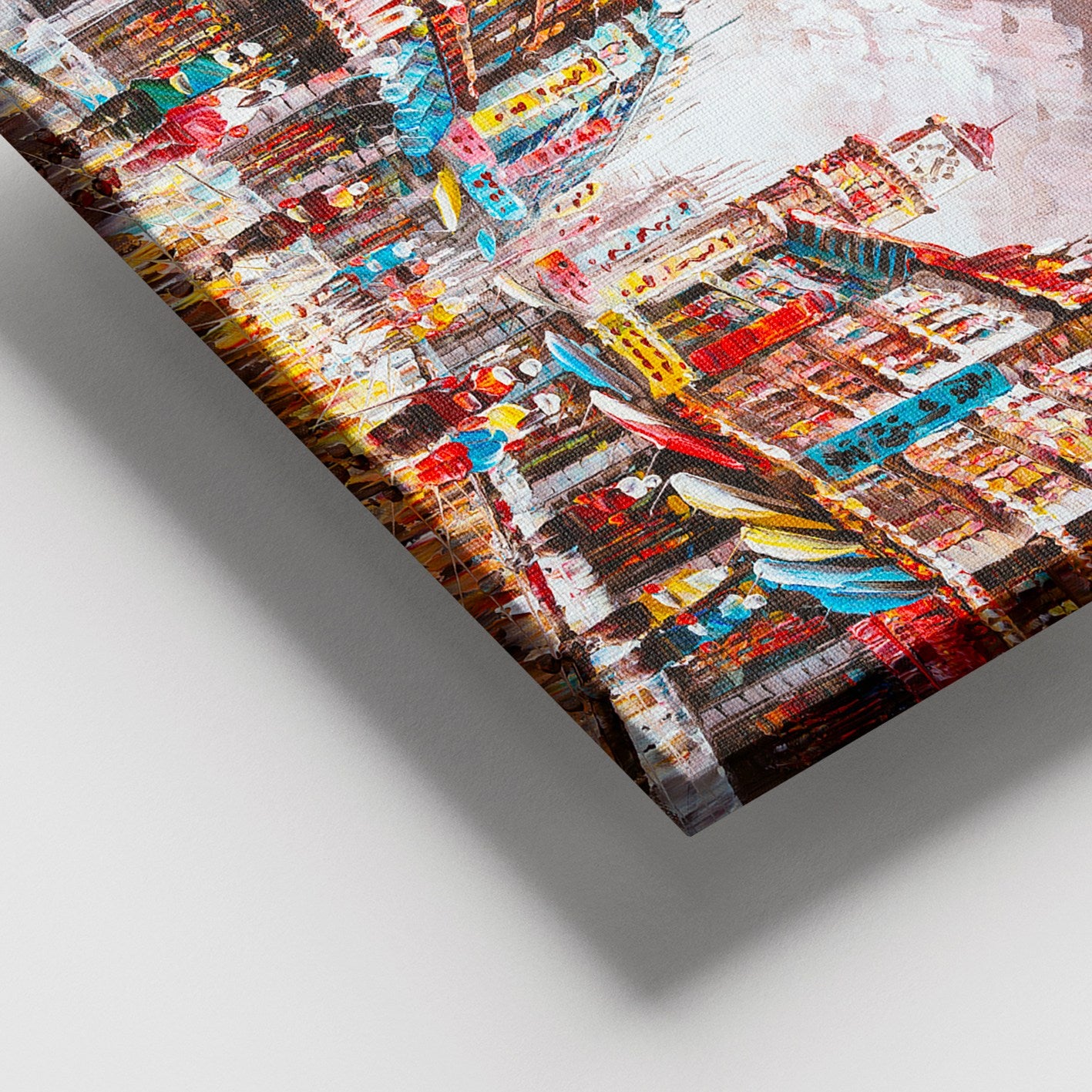 Quadro em Tela Decorativo Multicolor 100 x 140 cm | 100% Tela | Moldura em Madeira (3–4 cm)