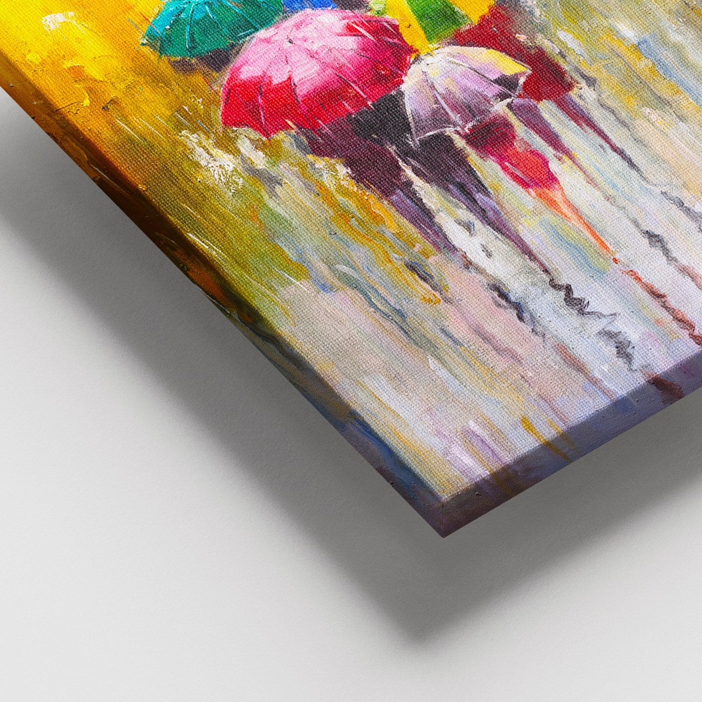 Tela Decorativa em Canvas 100% Multicolor com Moldura de Madeira 100% (3–4 cm) – 100 x 140 cm