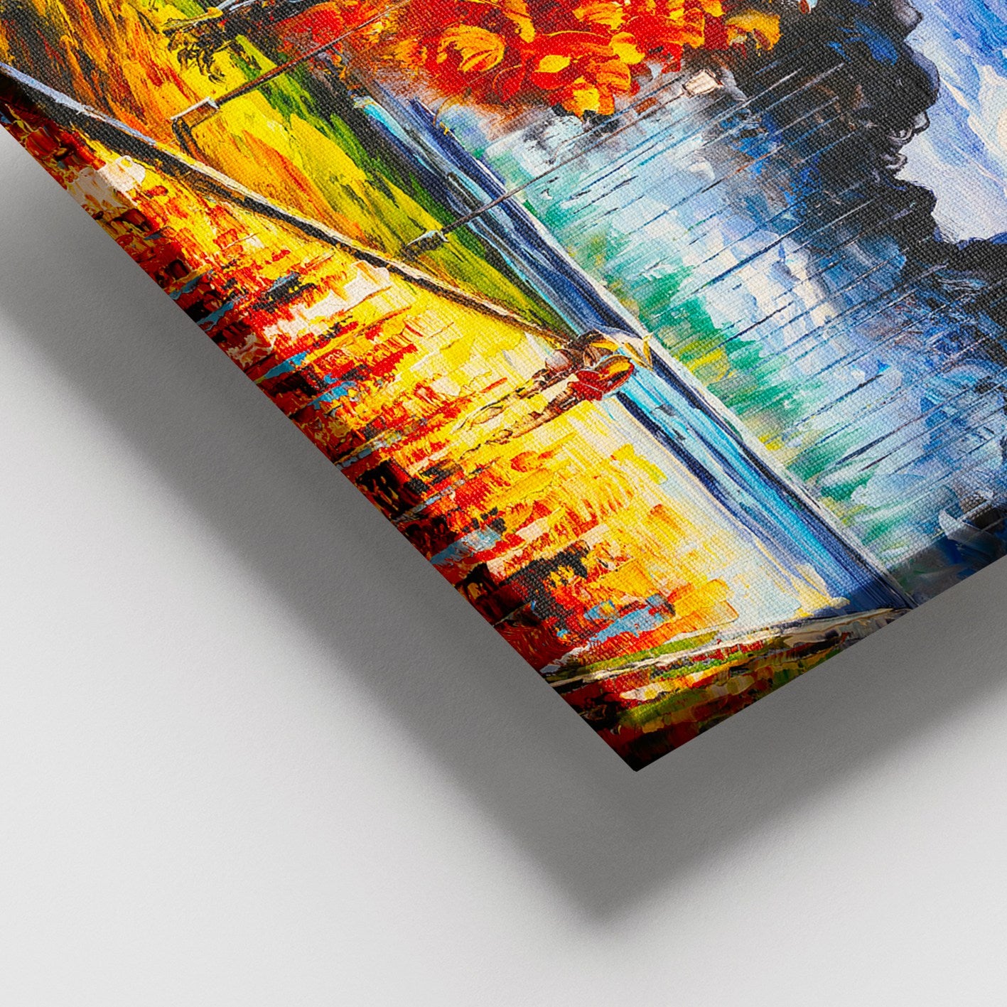 Tela Decorativa em Canvas com Moldura de Madeira (3–4 cm), Multicolor, 100 x 140 cm