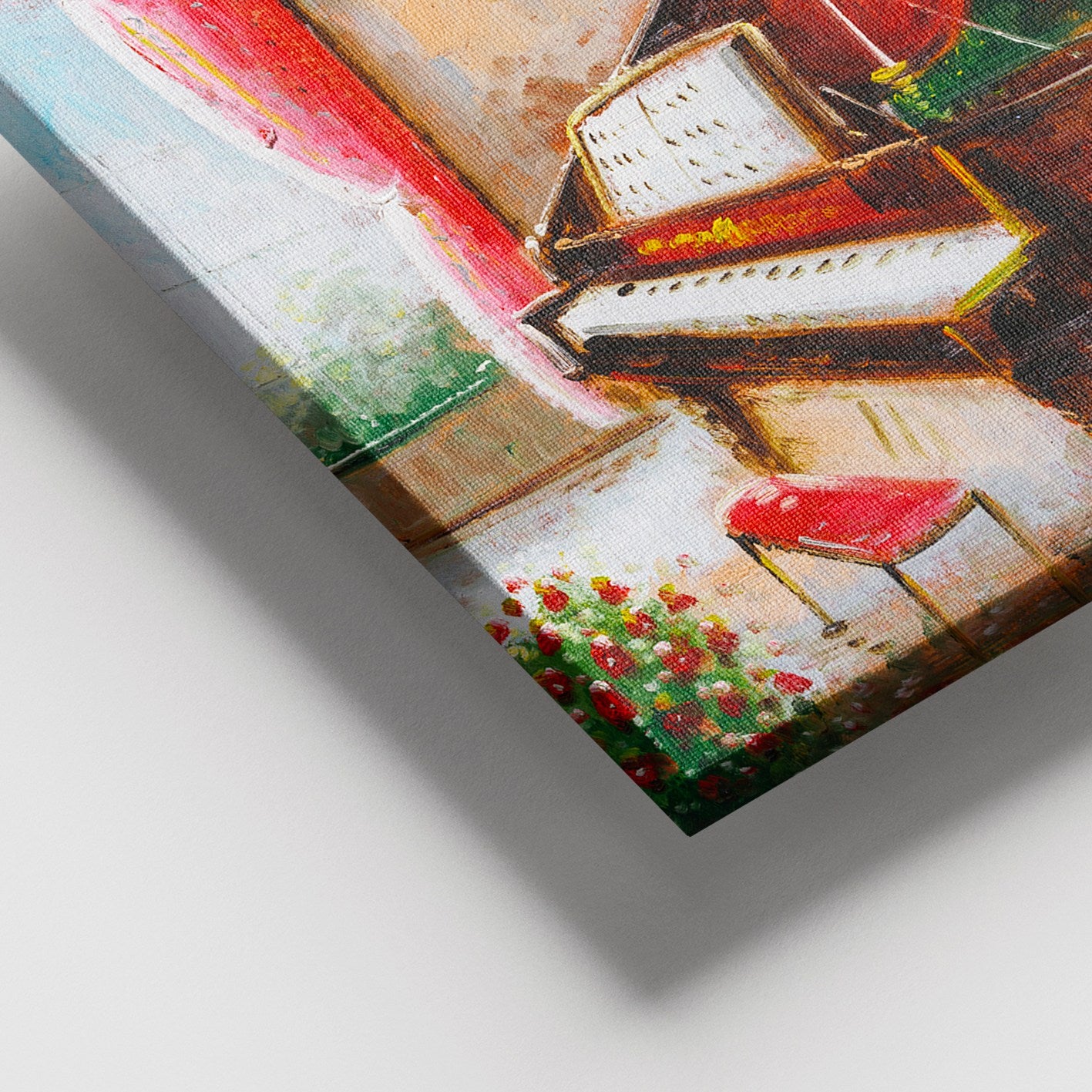 Tela Decorativa Multicolor 100x140 cm | 100% Canvas com Moldura de Madeira (3–4 cm)