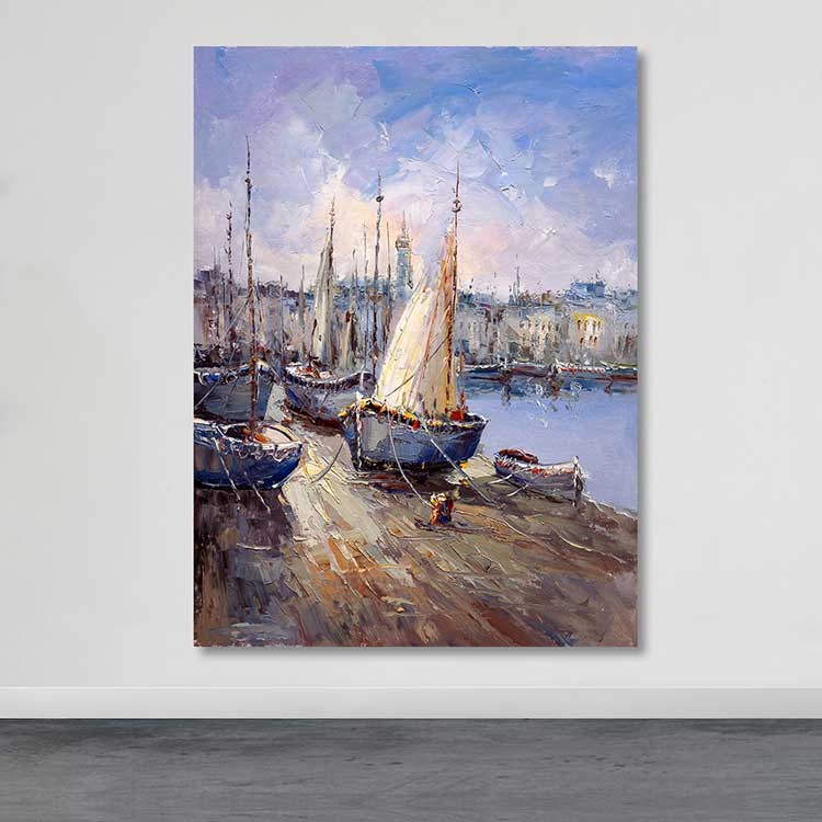 Quadro em Tela Decorativa Multicolor 100 x 140 cm – Canvas 100% com Moldura de Madeira (3-4 cm) DEV02752100140