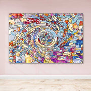 Quadro em Tela Decorativo Multicolor 100x140 cm, 100% Canvas, Moldura de Madeira 3–4 cm – Ref. 205DNT1742