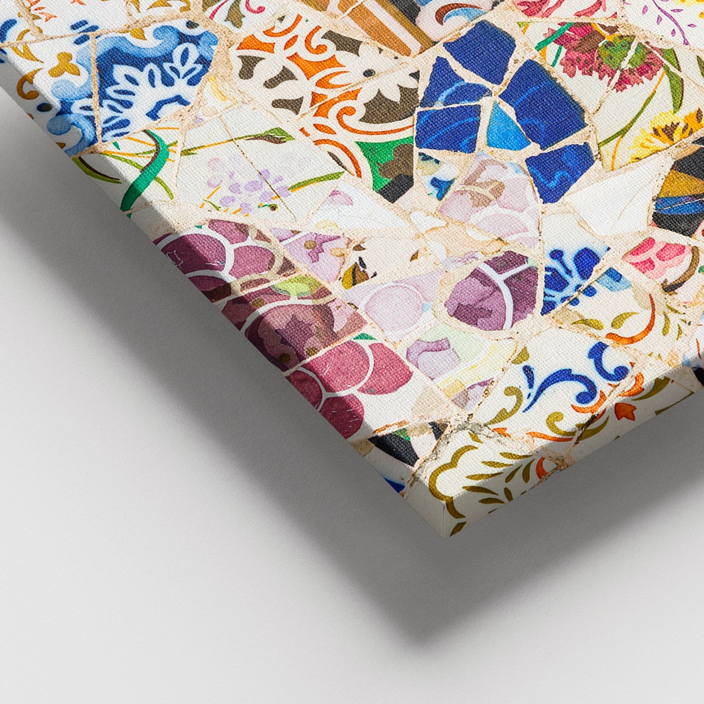 Quadro em Tela Decorativa Multicolor 100x140 cm - 100% Tela, Moldura de Madeira 3-4 cm (Ref. DEV02757100140)