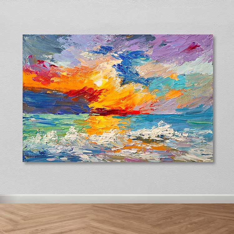 Tela Decorativa em Canvas 100% Multicolor com Moldura de Madeira (3–4 cm), 100 x 140 cm — DEV02760100140 | 205DNT1746
