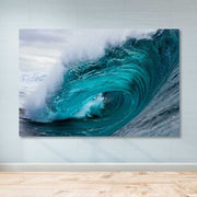 Quadro em Tela Decorativa Multicolor 100x140 cm com Moldura de Madeira 3–4 cm (100% Tela)