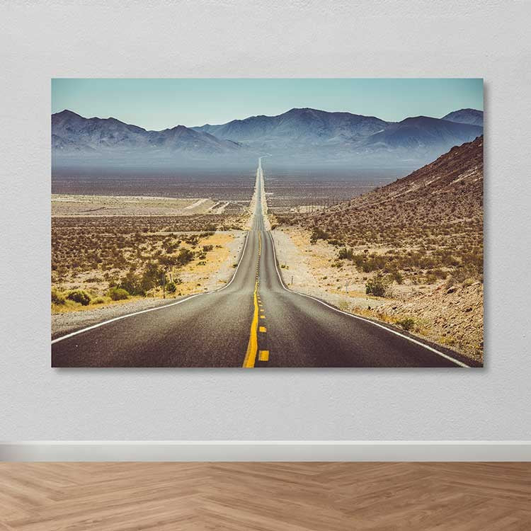 Quadro em Tela Multicolor 100 x 140 cm – 100% Lona, Moldura de Madeira (3–4 cm) | DEV02771100140