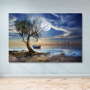 Quadro em Tela 100% Canvas com Moldura de Madeira (3–4 cm) 100x140 cm – Multicolor