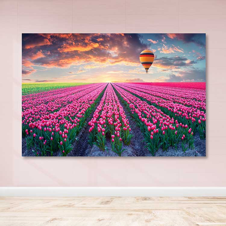 Tela Decorativa Multicolor 100 x 140 cm – Canvas 100% com Moldura de Madeira (3-4 cm)