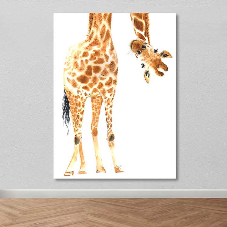 Quadro em Tela Decorativa Multicolor 100x140 cm com Moldura de Madeira (3–4 cm) | Ref. DEV02778100140