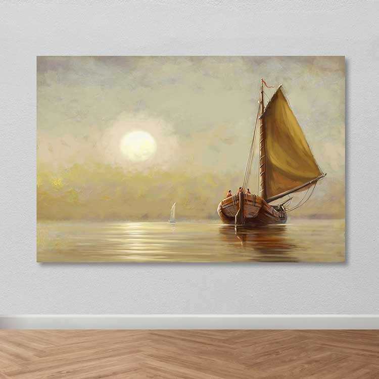 Quadro em Tela Decorativo Multicolor 100x140 cm, 100% Tela, Moldura de Madeira (3–4 cm) – DEV02781100140