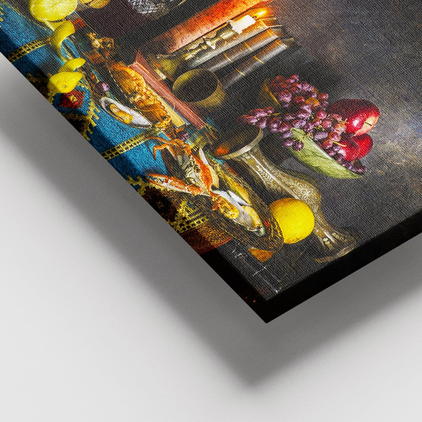 Tela Decorativa em Canvas Multicolor 100x140 cm com Moldura de Madeira (3–4 cm)