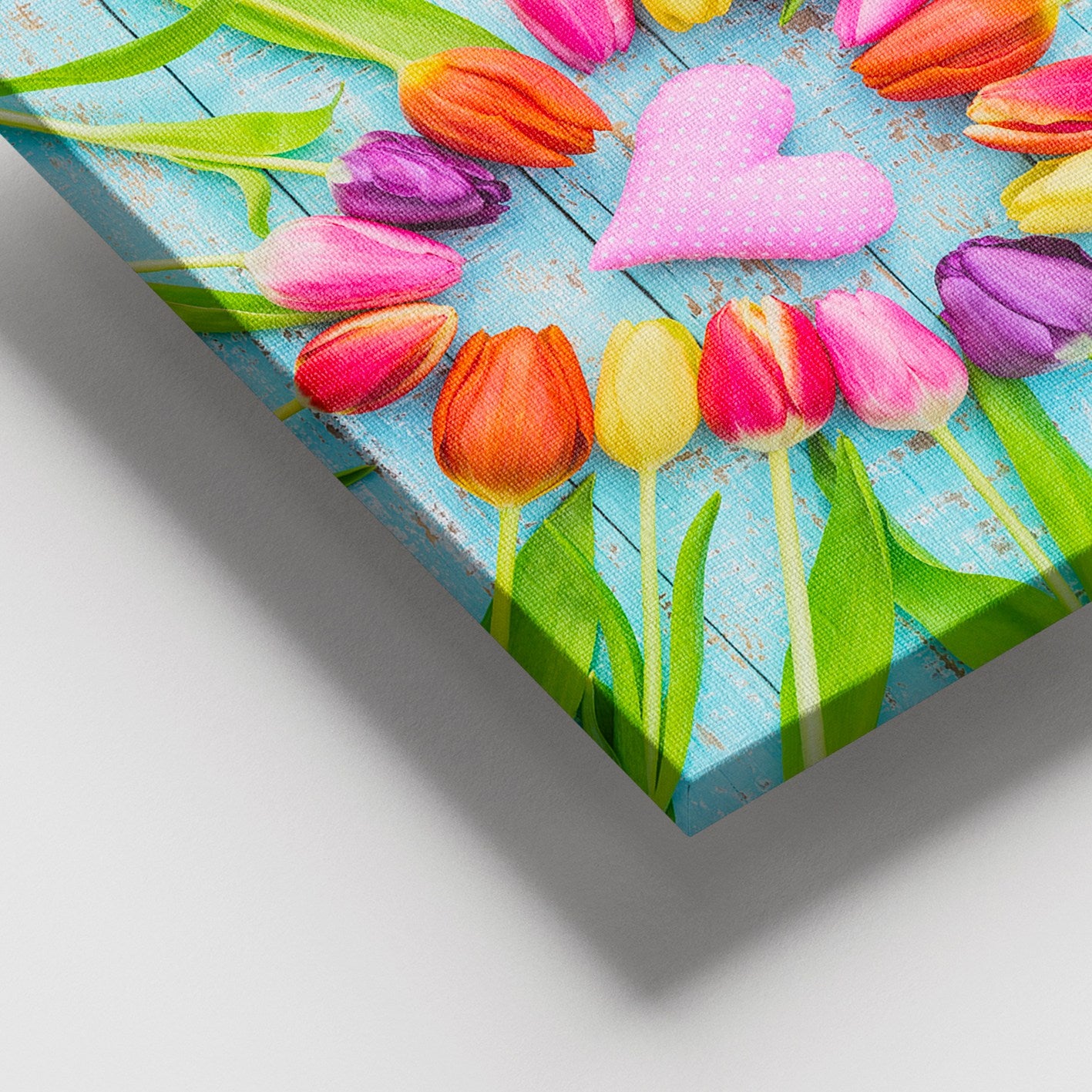 Quadro em Tela Decorativa Multicolor 100x140 cm, 100% Canvas, Moldura de Madeira 3–4 cm