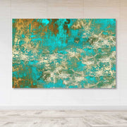 Quadro Decorativo em Canvas com Moldura de Madeira (3–4 cm), 100 x 140 cm – Multicolor