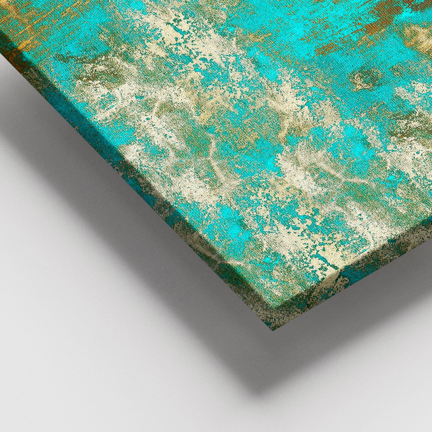 Quadro Decorativo em Canvas com Moldura de Madeira (3–4 cm), 100 x 140 cm – Multicolor