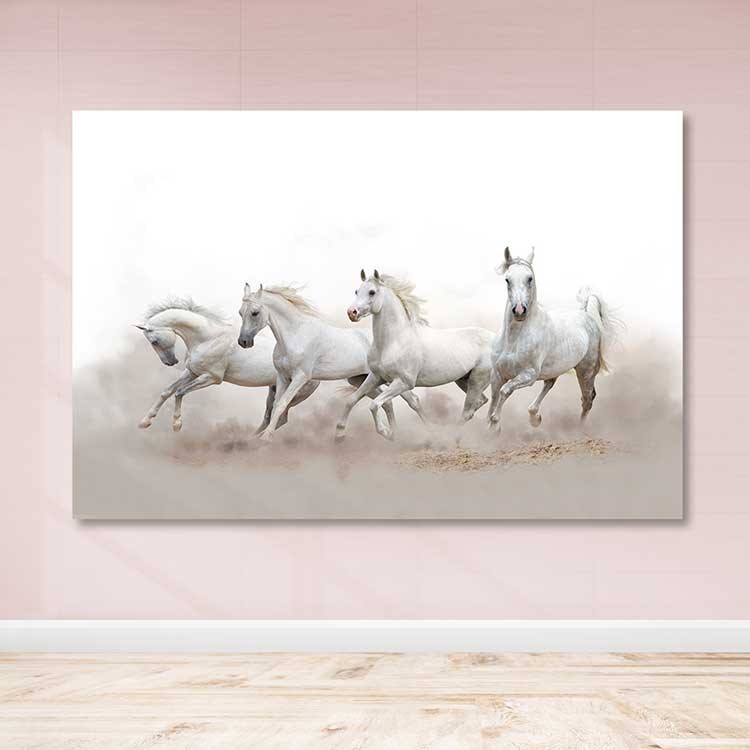 Quadro em Tela Decorativa Multicolor | 100 x 140 cm | Moldura 100% Madeira (3–4 cm)