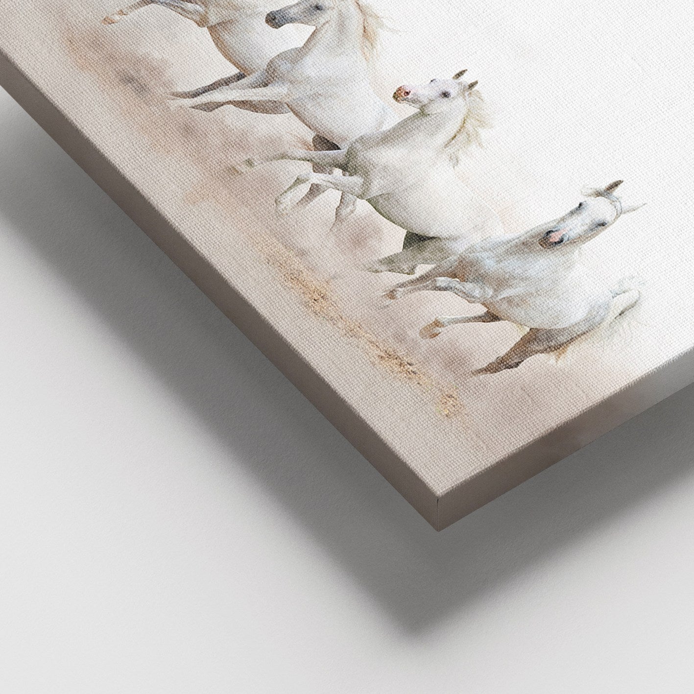 Quadro em Tela Decorativa Multicolor | 100 x 140 cm | Moldura 100% Madeira (3–4 cm)