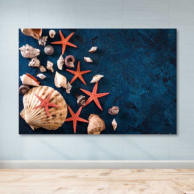 Tela Decorativa Multicolor 100x140 cm com Moldura de Madeira (3–4 cm) – 100% Canvas