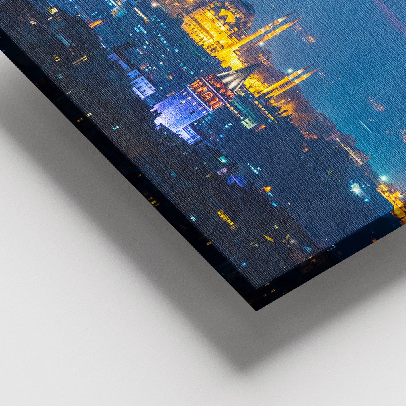 Tela Decorativa em Canvas 100% Multicolorido 100 x 140 cm com Moldura de Madeira (3–4 cm)