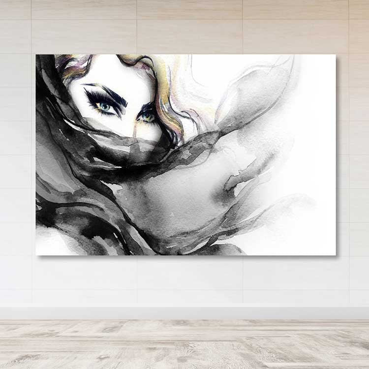 Quadro em Tela Decorativa Multicolor 100x140 cm – Canvas 100% com Moldura de Madeira 3-4 cm (DEV02796100140)