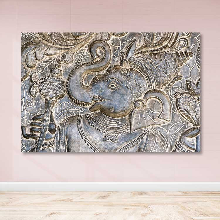 Tela Decorativa Multicolor 100 x 140 cm, 100% Canvas, Moldura de Madeira 3–4 cm