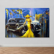 Quadro em Tela Decorativa Multicolor 100x140 cm | 100% Canvas com Moldura de Madeira 3–4 cm