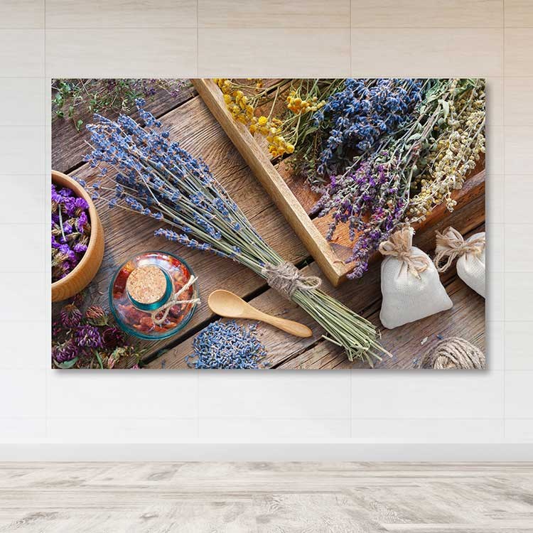 Quadro Decorativo em Tela 100% Canvas 100x140 cm, Multicolor, com Moldura de Madeira 3–4 cm – DEV02804100140