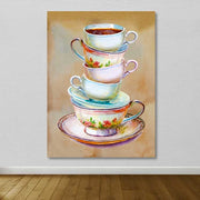 Quadro em Tela Decorativa Multicolor, Canvas 100% com Moldura de Madeira 100x140 cm