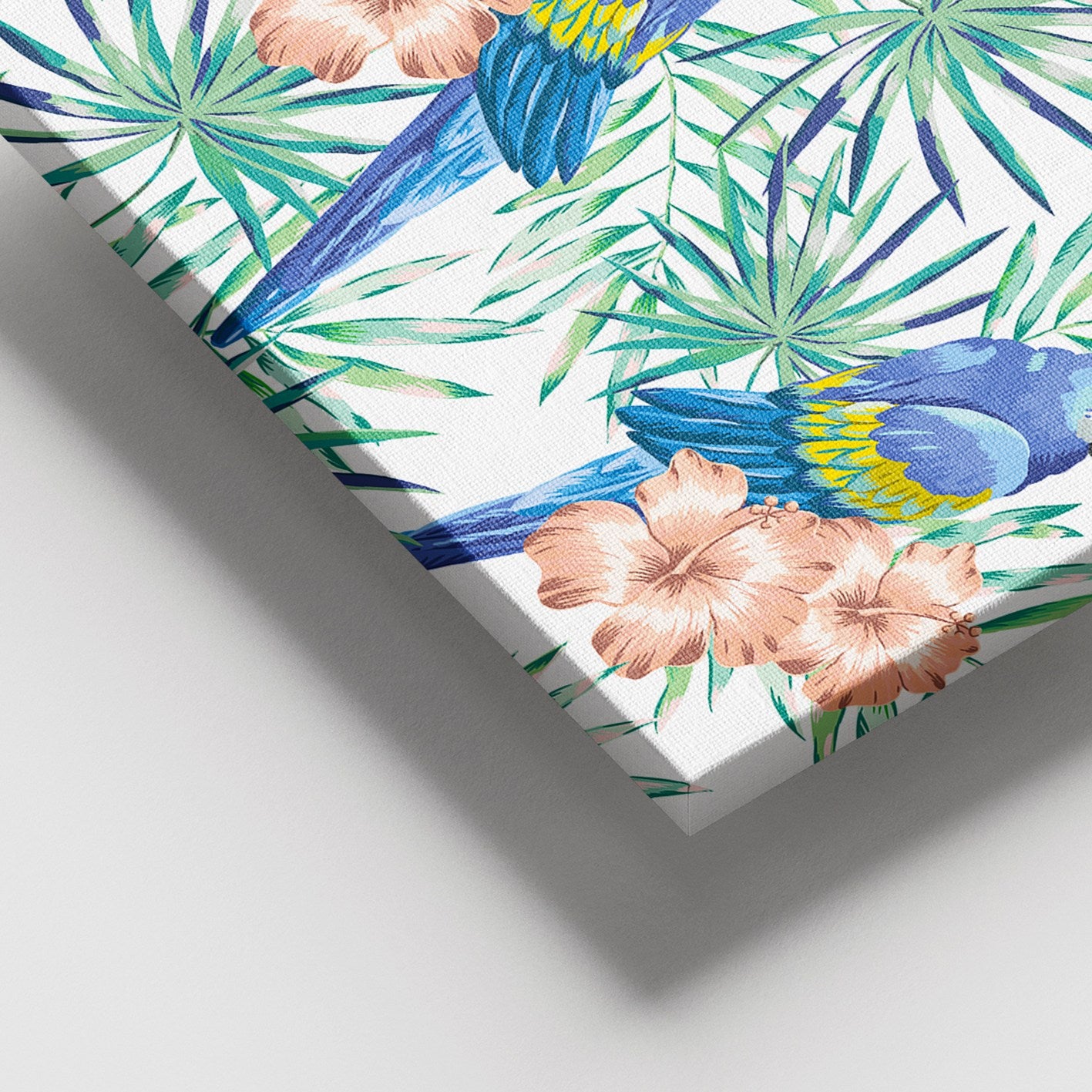 Tela Decorativa Multicolor 100 x 140 cm com Moldura de Madeira (100% Tela, 3–4 cm)