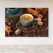 Tela Decorativa Multicolor 100x140 cm – Canvas 100% com Moldura de Madeira (3–4 cm), 3,8 kg