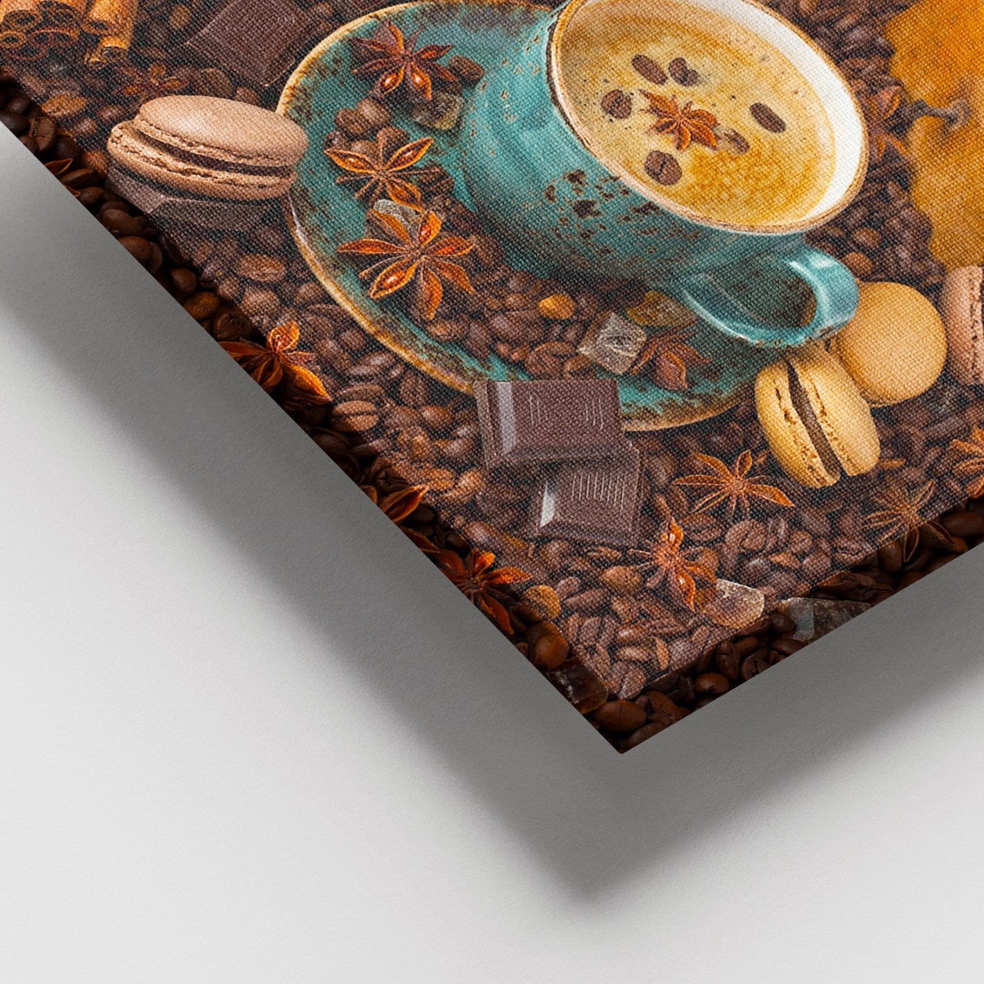 Tela Decorativa Multicolor 100x140 cm – Canvas 100% com Moldura de Madeira (3–4 cm), 3,8 kg