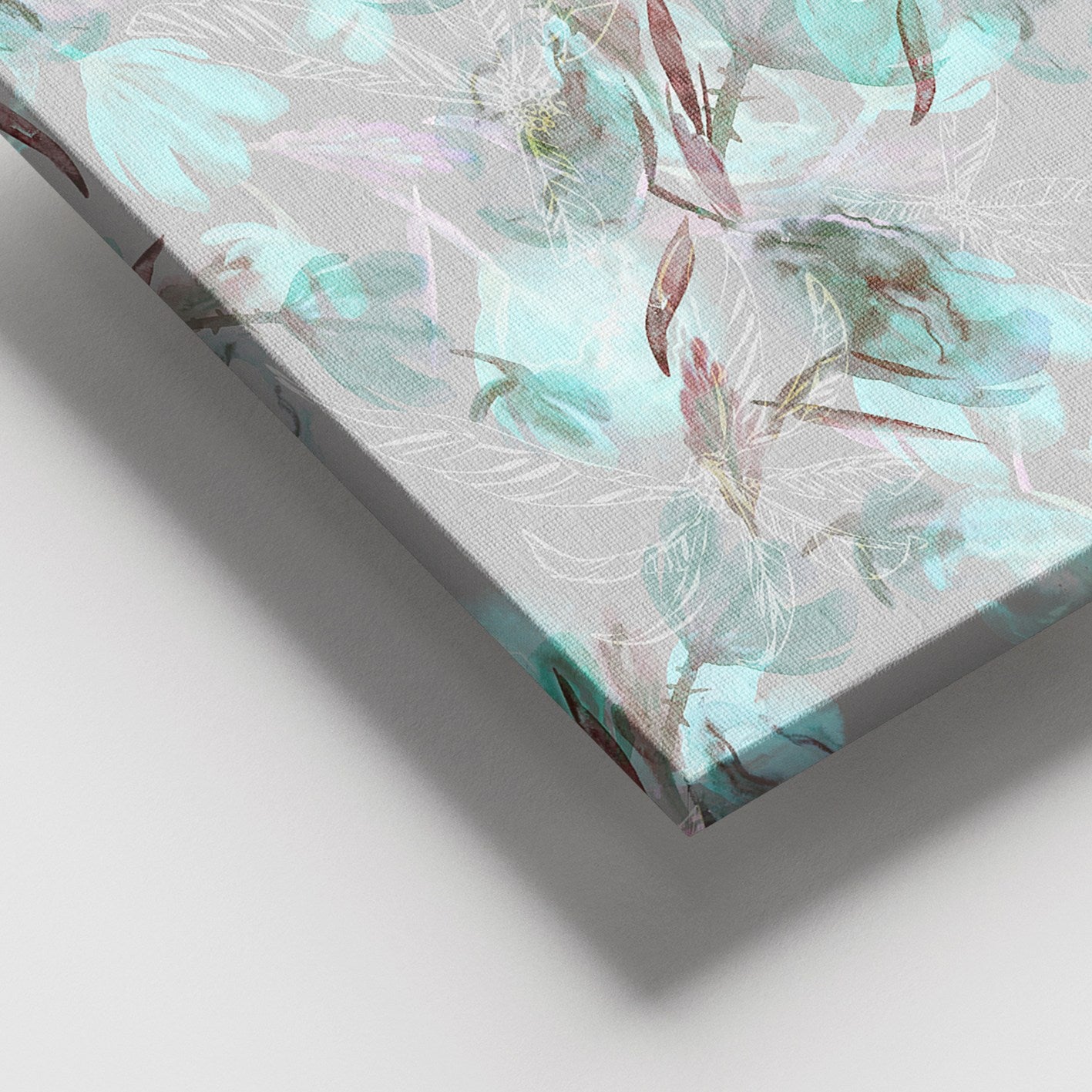 Tela Decorativa 100% Canvas Multicolor 100x140 cm com Moldura 100% Madeira (3–4 cm) – DEV02819100140