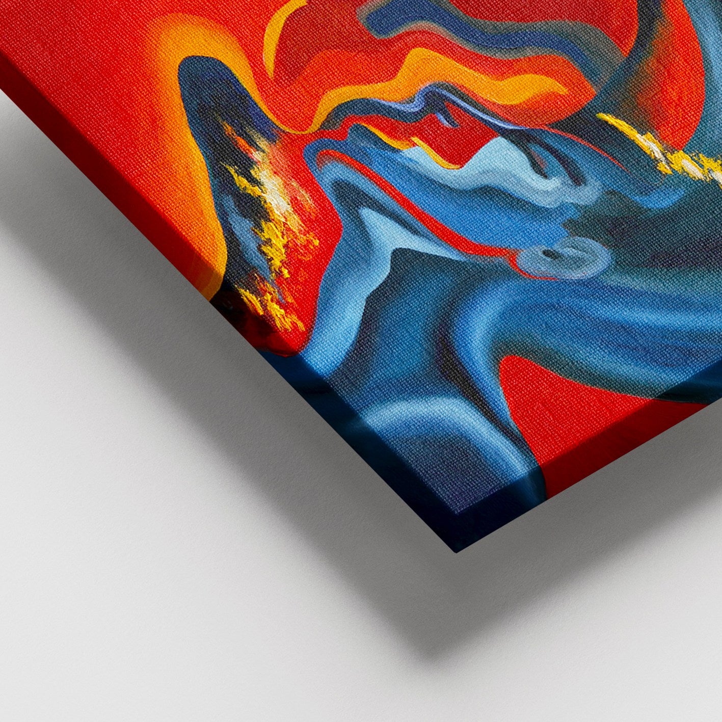 Quadro em Tela Decorativa Multicolor 100x140 cm – Canvas 100% com Moldura de Madeira 3–4 cm