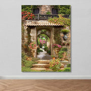 Quadro em Tela Decorativa Multicolor 100x140 cm com Moldura 100% Madeira (3–4 cm)