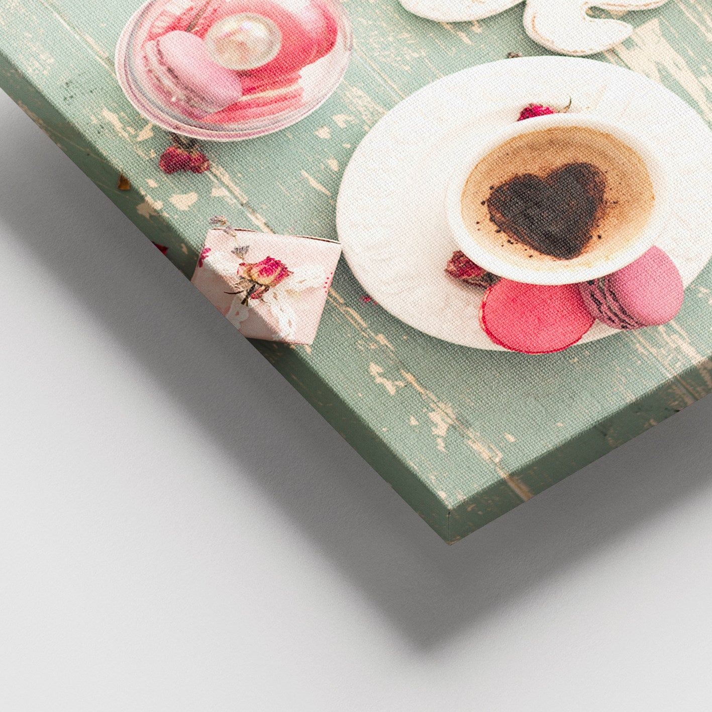 Tela Decorativa Multicolor 100x140 cm com Moldura de Madeira (3–4 cm), 100% Canvas