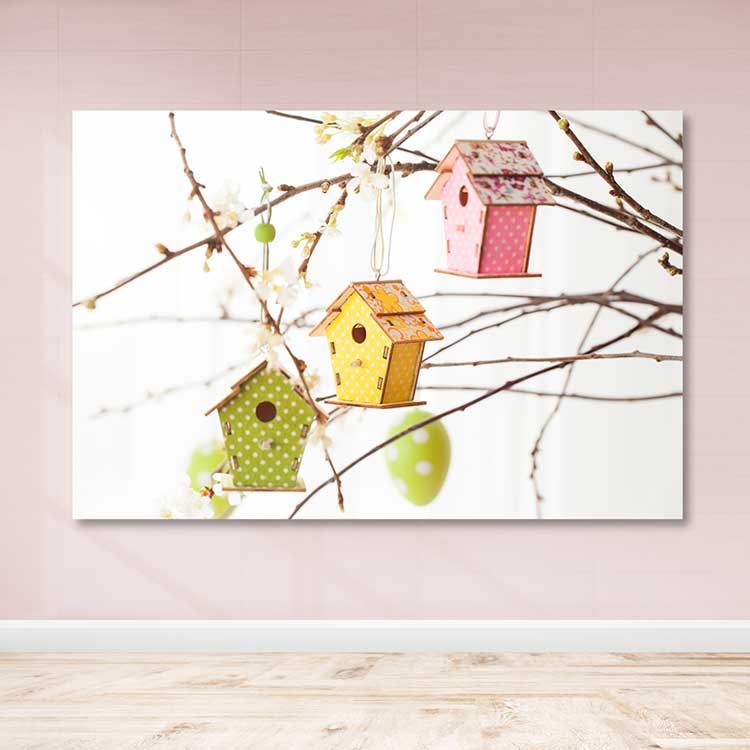 Tela Canvas Decorativa Multicolor 100x140 cm – 100% Tela, Moldura 100% Madeira (3–4 cm)