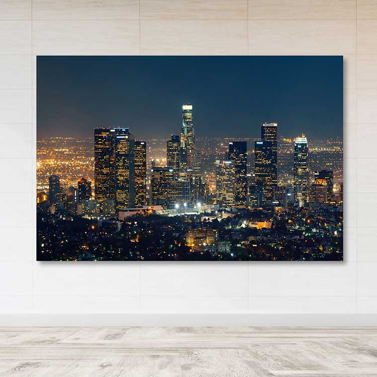 Quadro em Tela Decorativa Multicolor, 100% Canvas, Moldura de Madeira 3–4 cm, 100x140 cm