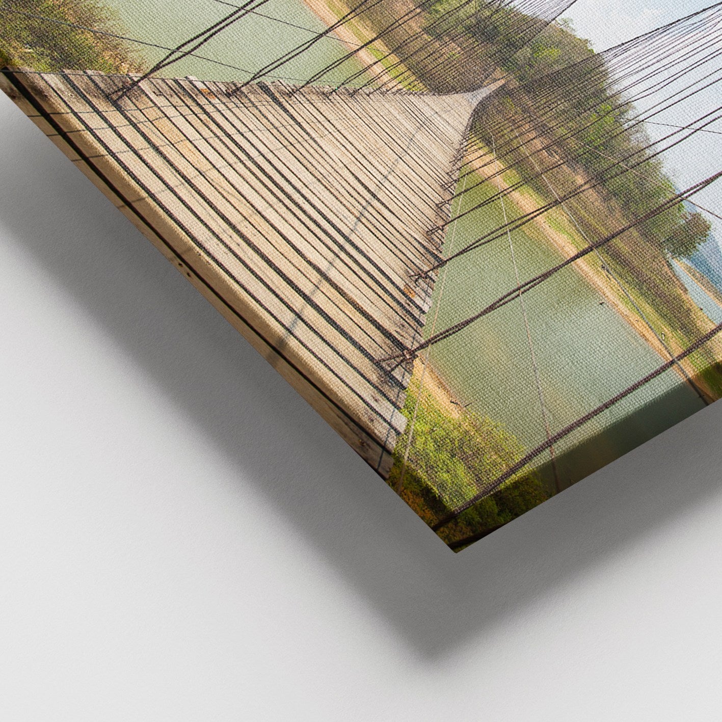 Tela Decorativa em Canvas 100% Multicolorida 100 x 140 cm com Moldura de Madeira (3–4 cm)