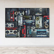 Tela Decorativa em Canvas 100% com Moldura de Madeira (3–4 cm) – Multicolor – 100 x 140 cm – 3,8 kg