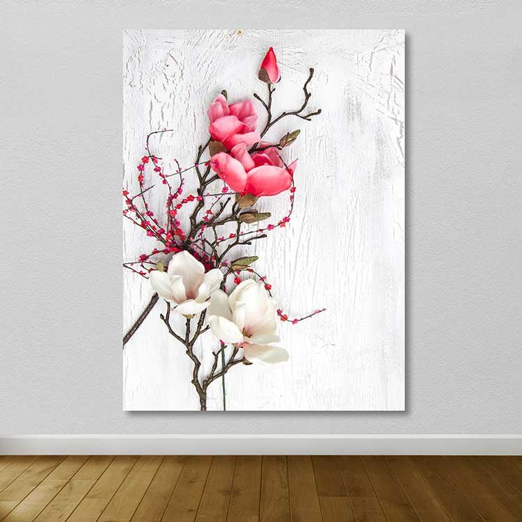 Quadro Decorativo em Tela Multicolor (100% Canvas) com Moldura de Madeira 3–4 cm, 100x140 cm