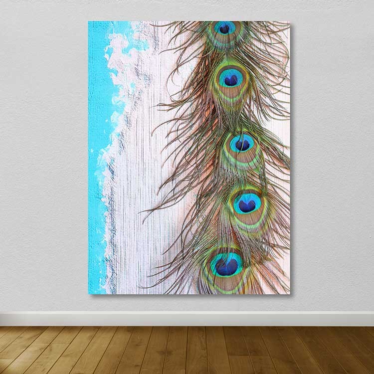 Quadro em Tela Decorativo Multicolor 100x140 cm – Tela 100% com Moldura de Madeira 3–4 cm