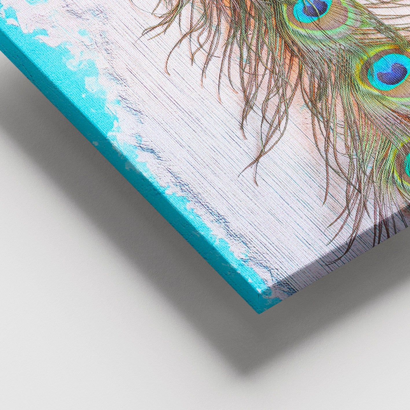 Quadro em Tela Decorativo Multicolor 100x140 cm – Tela 100% com Moldura de Madeira 3–4 cm