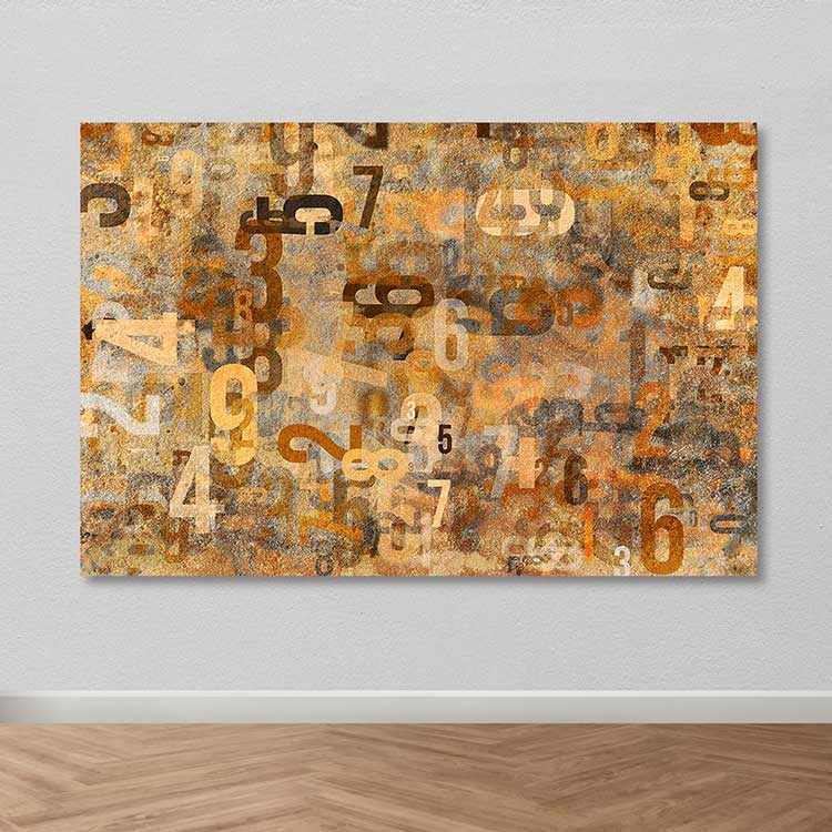 Tela Decorativa Multicolor 100x140 cm – 100% Canvas com Moldura de Madeira (3–4 cm)