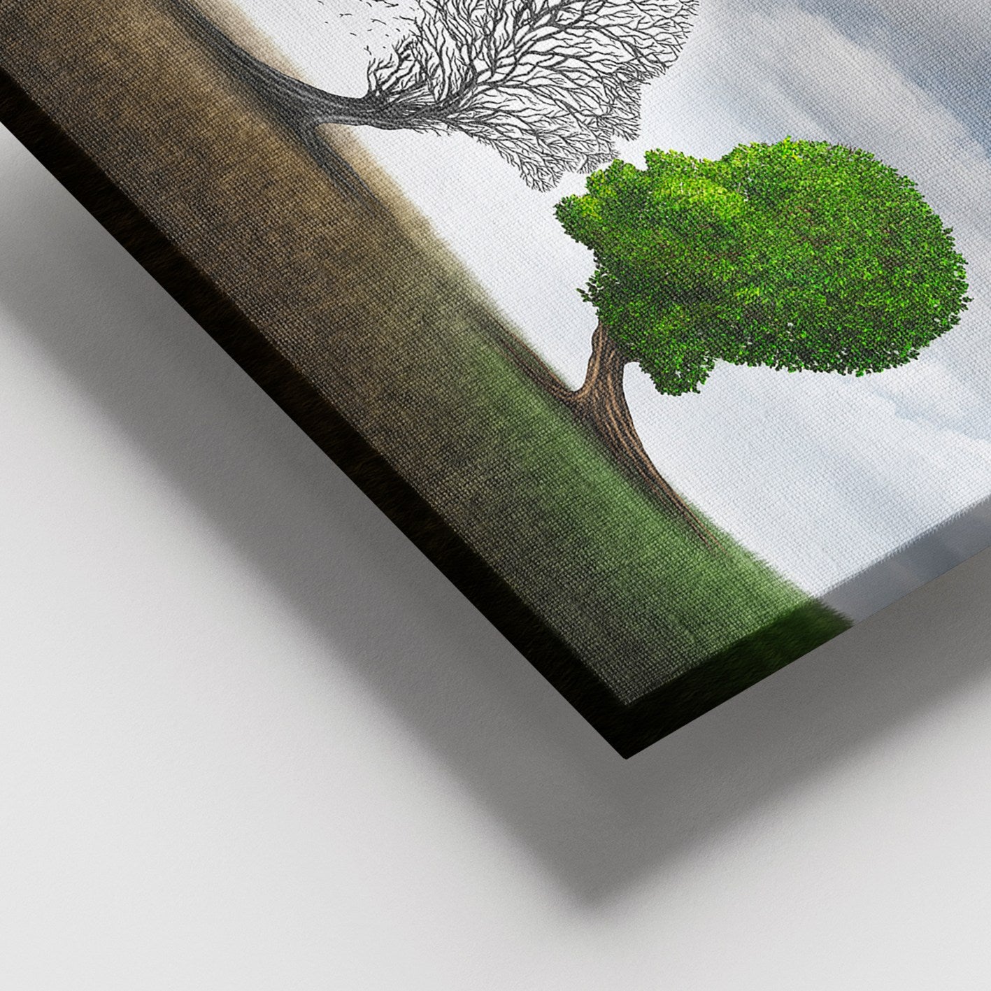 Quadro em Tela Decorativa Multicolor 100x140 cm, Canvas 100% com Moldura de Madeira (3–4 cm)