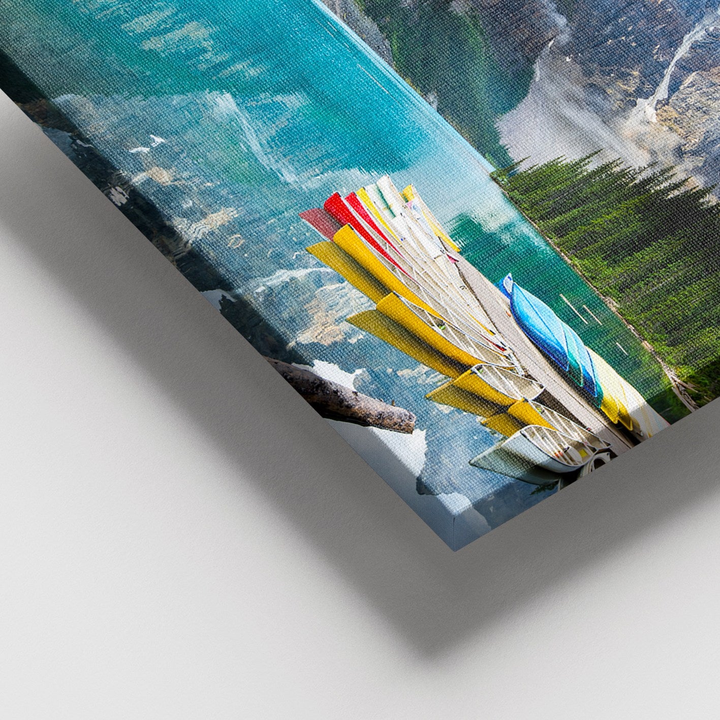 Tela Decorativa em Canvas 100% com Moldura de Madeira (3–4 cm) – Multicolor, 100 x 140 cm