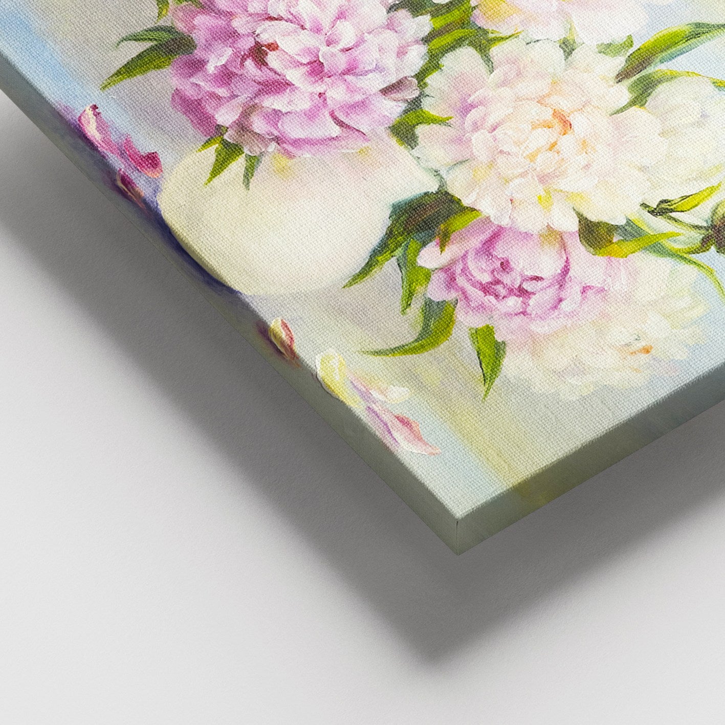 Quadro em Tela 100% Multicolor 100x140 cm com Moldura de Madeira (3–4 cm)